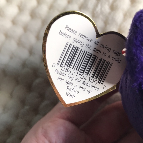 TY Beanie Babies Collection Limited “PRINCESS” Diana beanie baby 1997 Perfect. - Picture 8 of 13